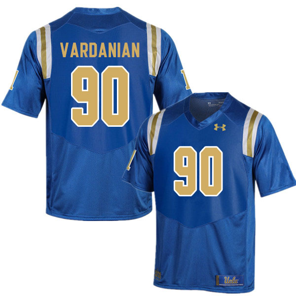 Men #90 David Vardanian UCLA Bruins College Football Jerseys Sale-Blue